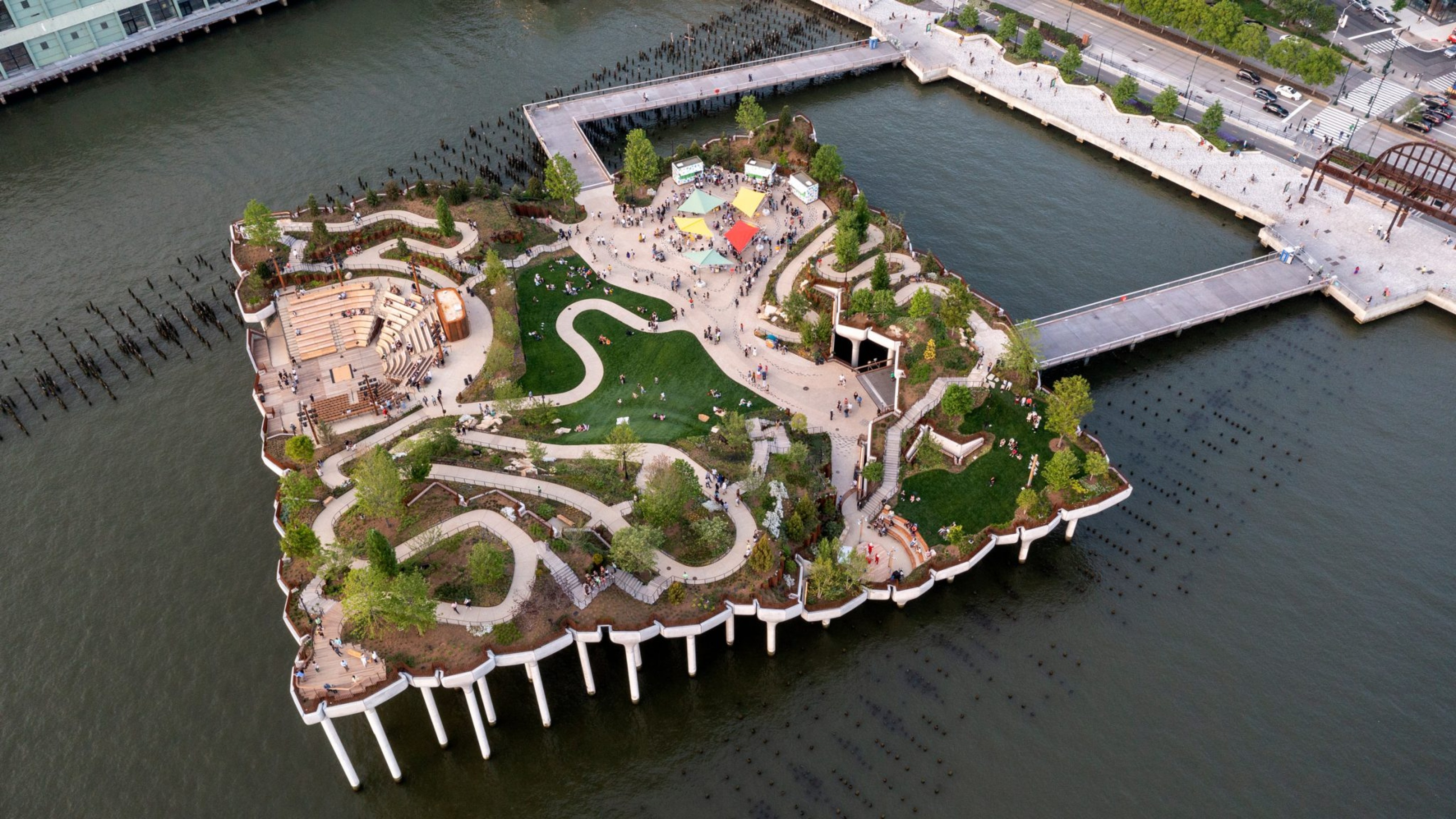 Little Island from Above, photo by Timothy Schenk