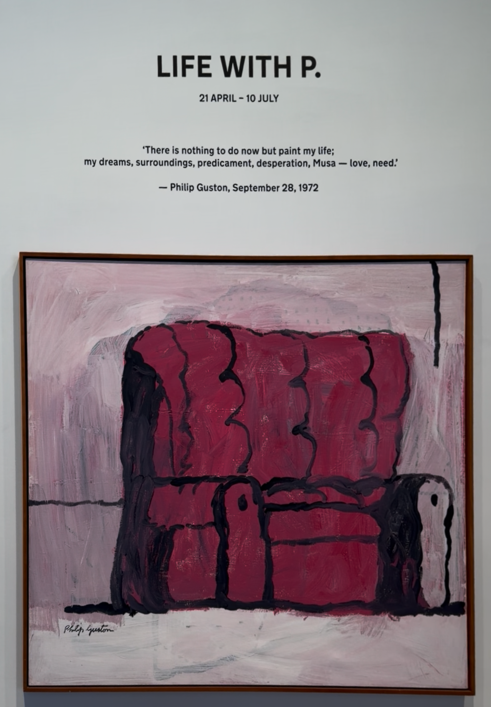 Philip Guston "Armchair" (1969)