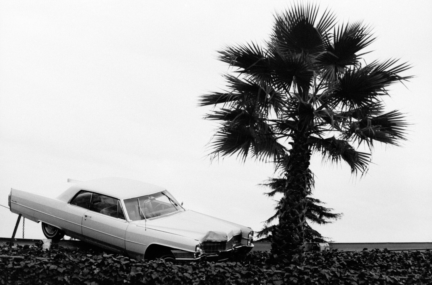 Pat O’Neill, Los Angeles, from the series Cars and Other Problems, ca. 1960s. Printed and published by Curatorial Inc. Archival pigment print. 24 1/2 × 20 1/2 in. (52.1 × 62.2 cm) framed. Courtesy of the artist.