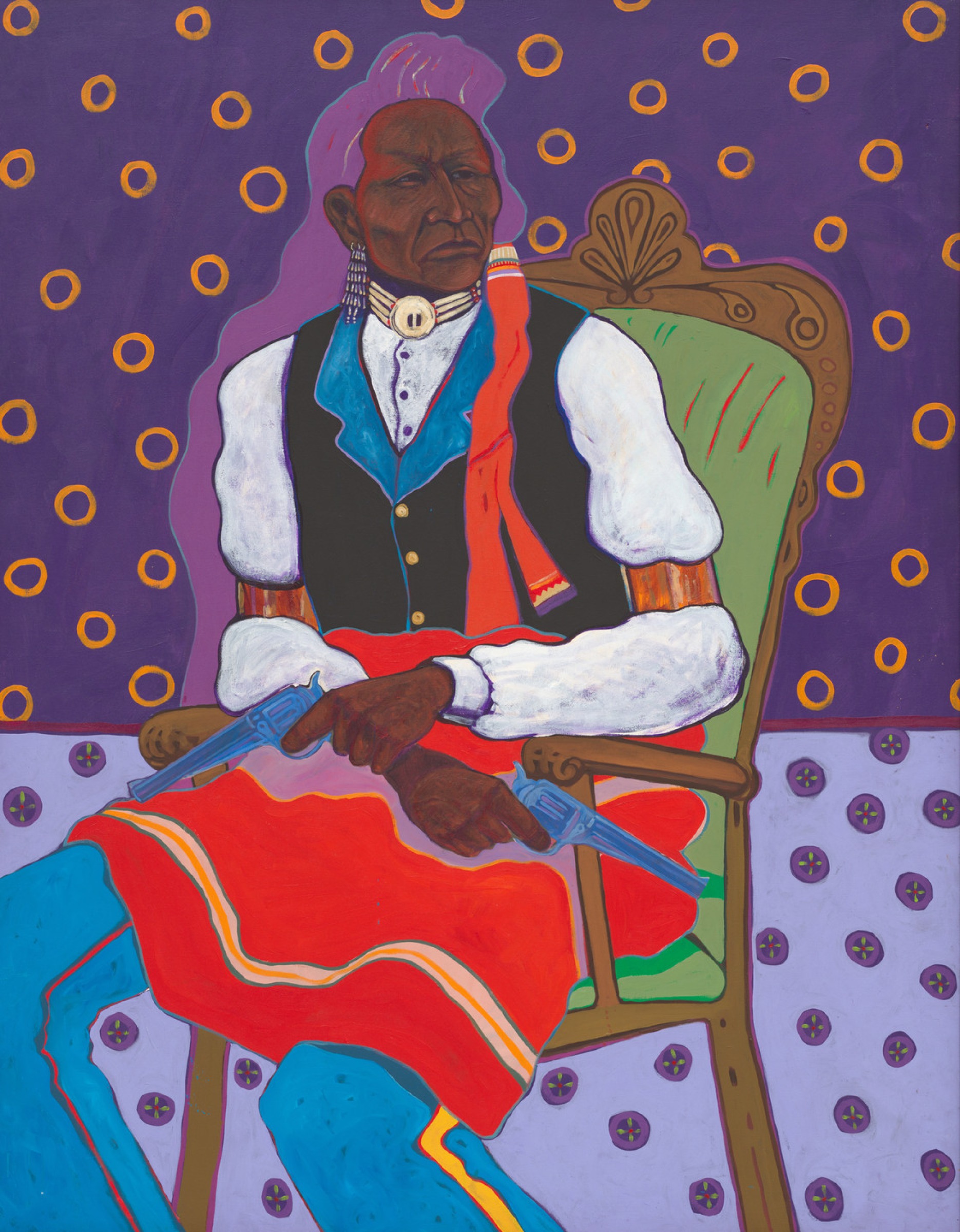 T.C. Cannon “Two Guns Arikara” (1973/1977) Courtesy of the Museum of Modern Art