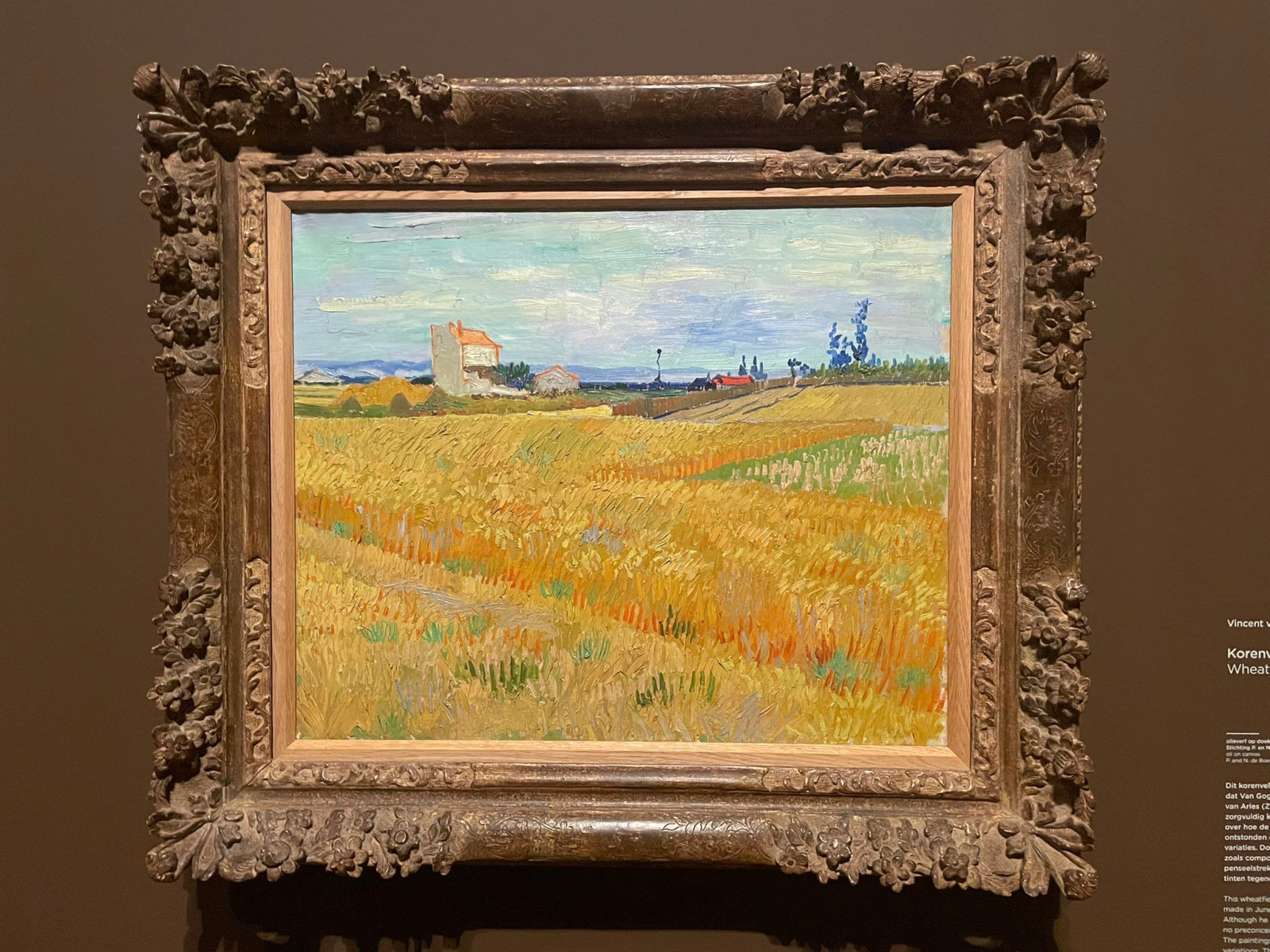 A work at the Van Gogh Museum, during our after-hours visit.