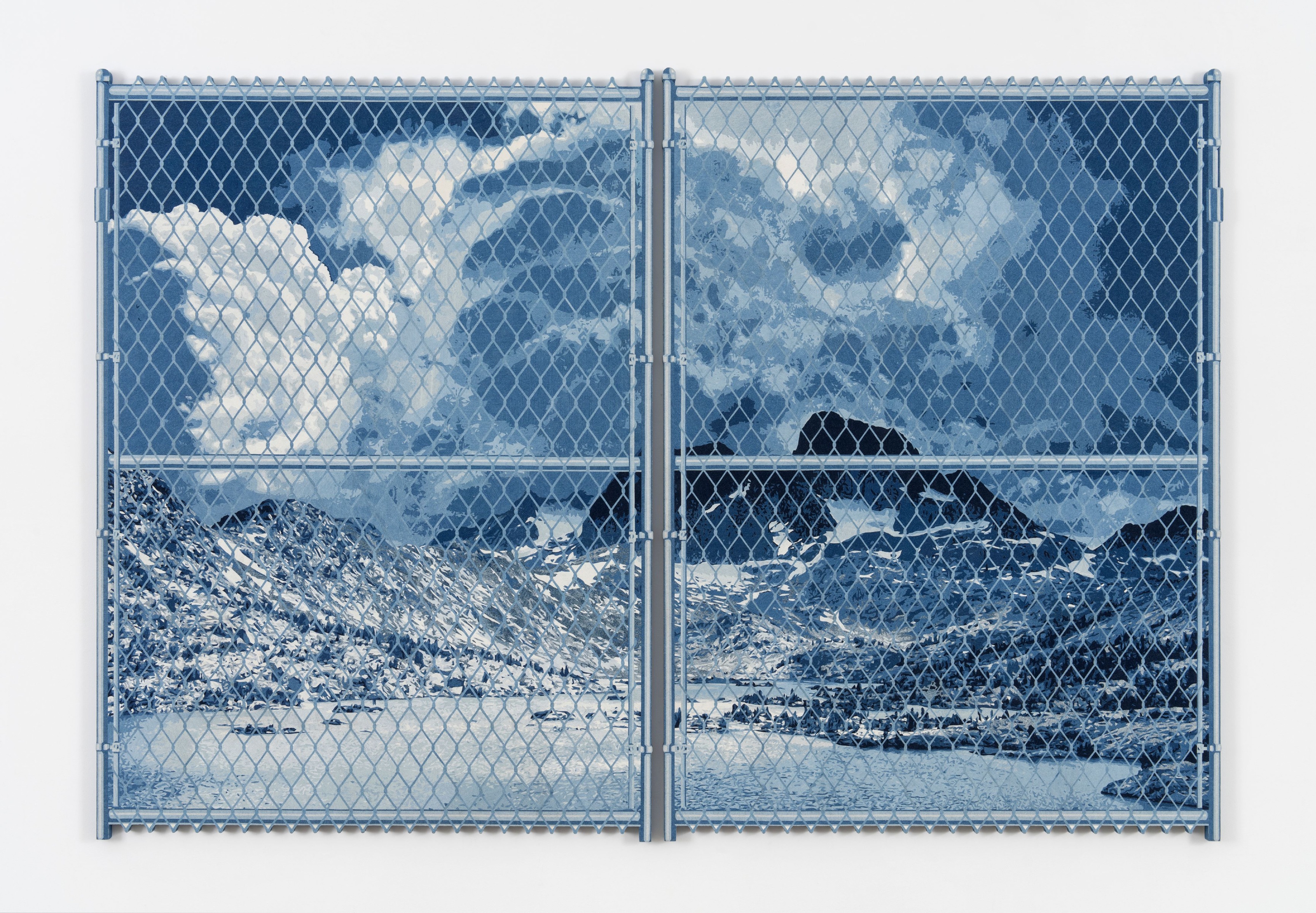 Nick Doyle “Perimeter” (2026) photography by Guillaume Ziccarelli, courtesy of the Artist and Perrotin