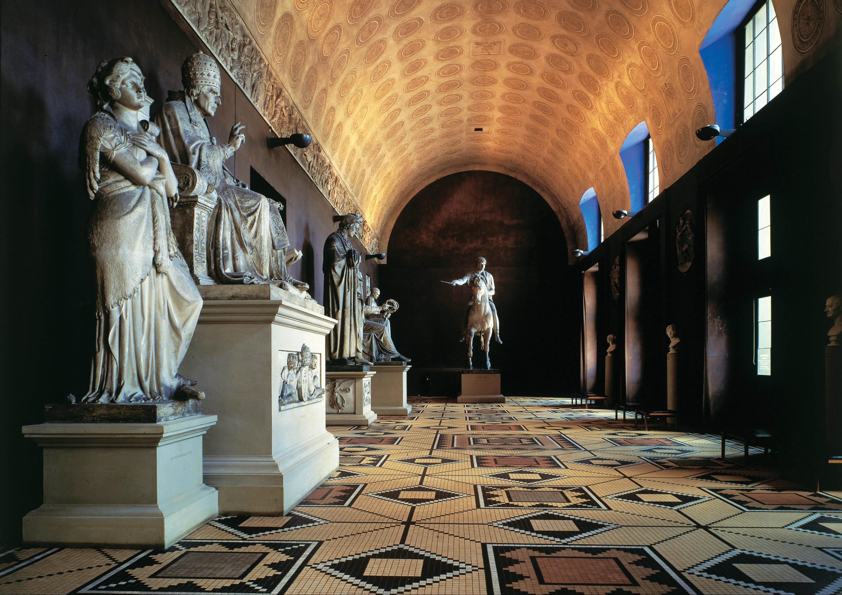The Grand Hall, Thorvaldsens Museum. Courtesy of Thorvaldsens Museum.
