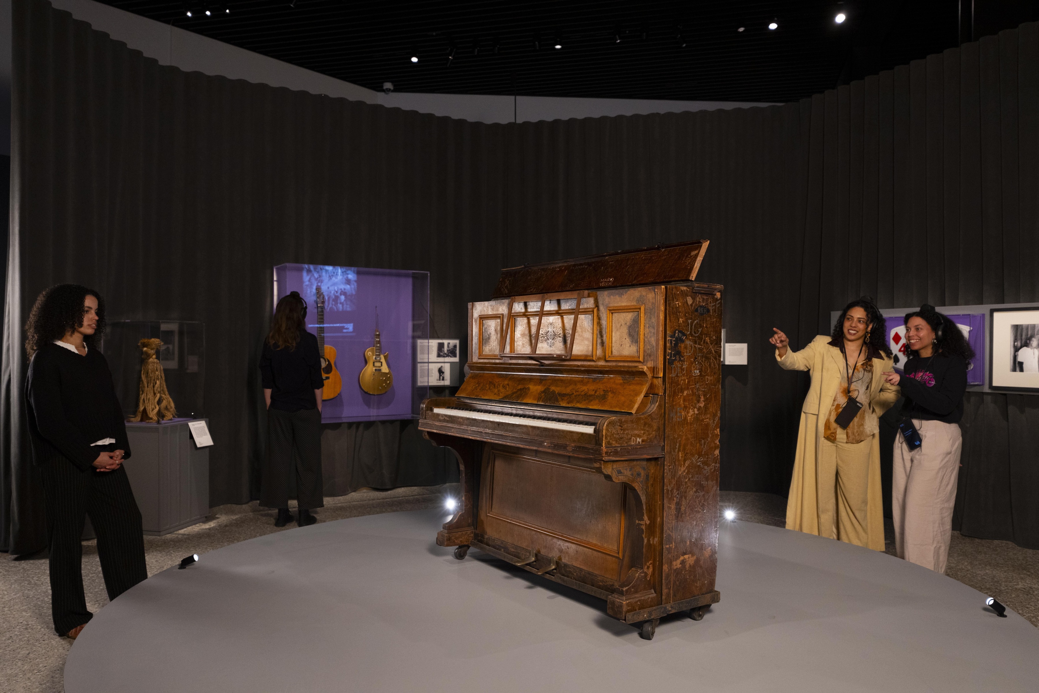 Inside V&A East Museum’s inaugural exhibition, The Music is Black A British Story © David Parry for the V&A