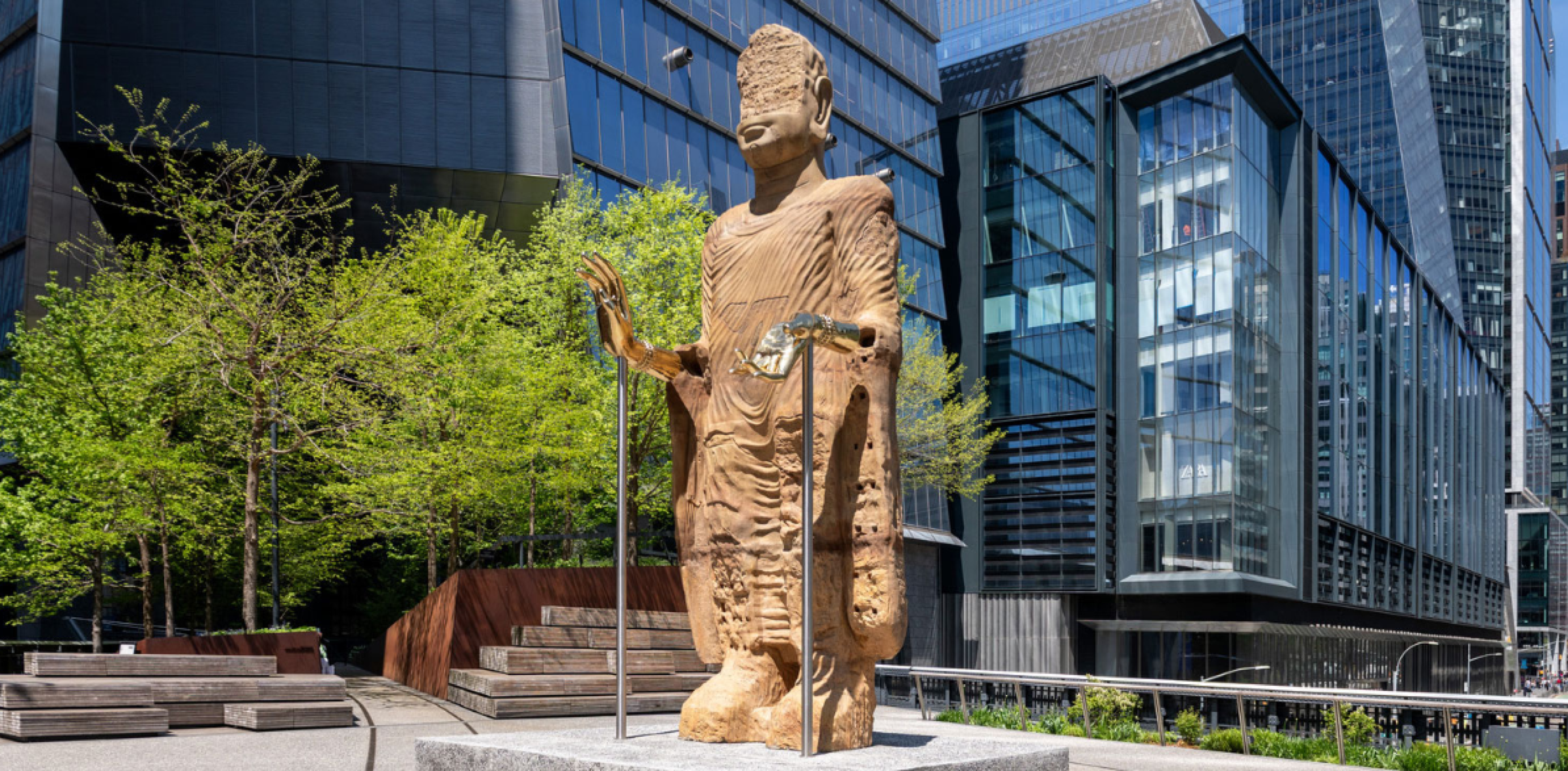 “The Light That Shines Through the Universe” by Tuan Andrew Nguyen. Photo by Timothy Schenk, courtesy of the High Line