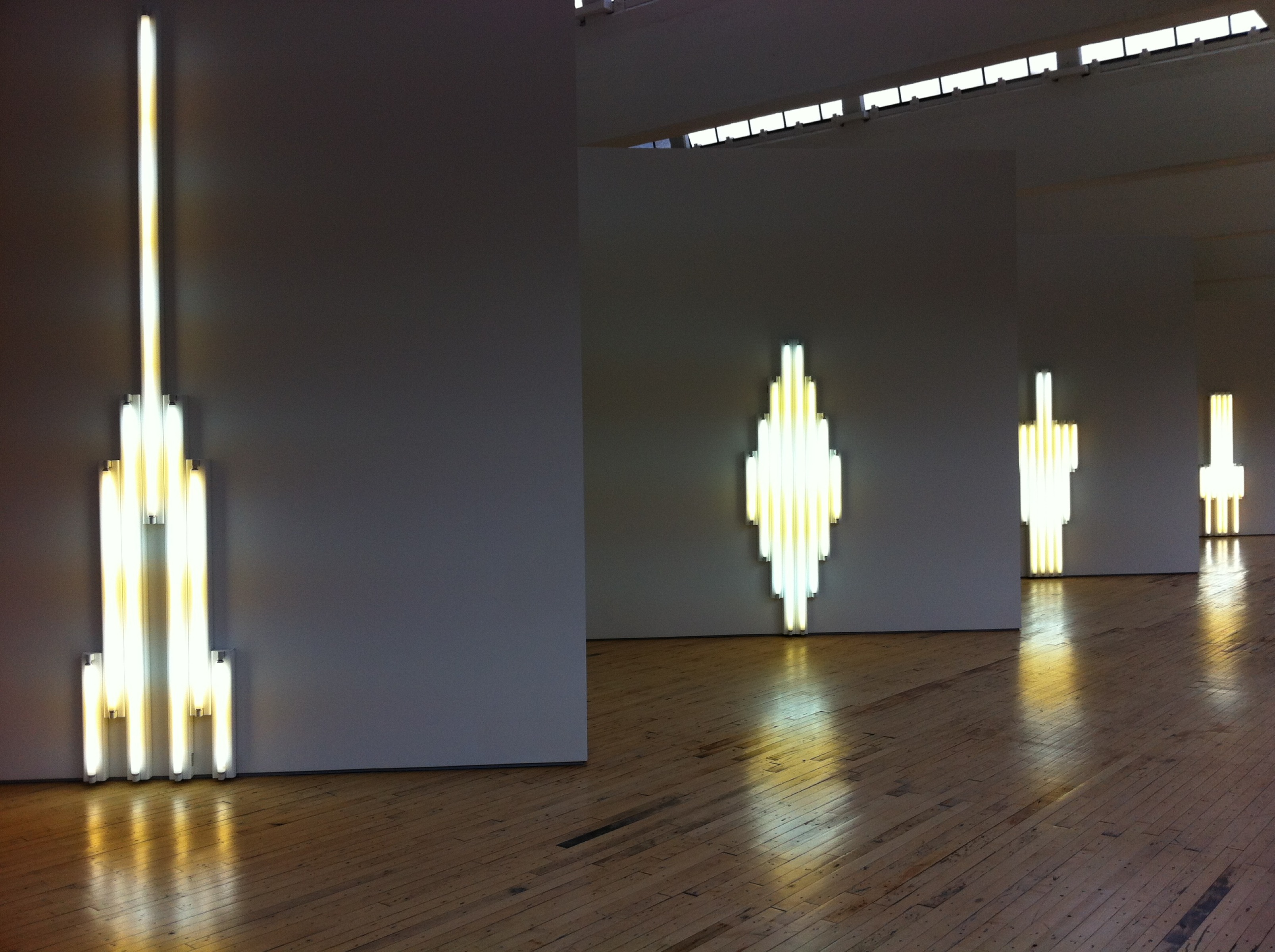 Dan Flavin “monuments for V. Tatlin” (1964-90) Photo courtesy of Louise Makowski