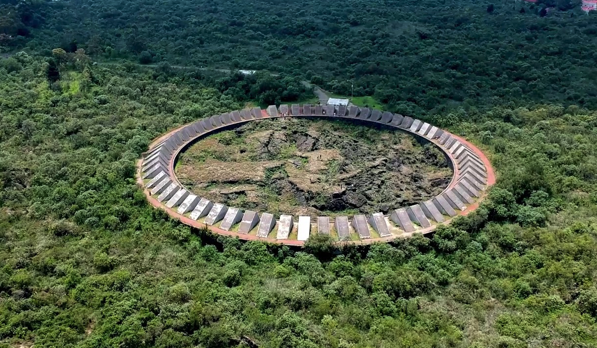 Espacio Escultorico UNAM is a collaboration between 6 sculptors of which the main monumental sculpture alone is worth experiencing, let alone all the various other pieces by each of the artists.