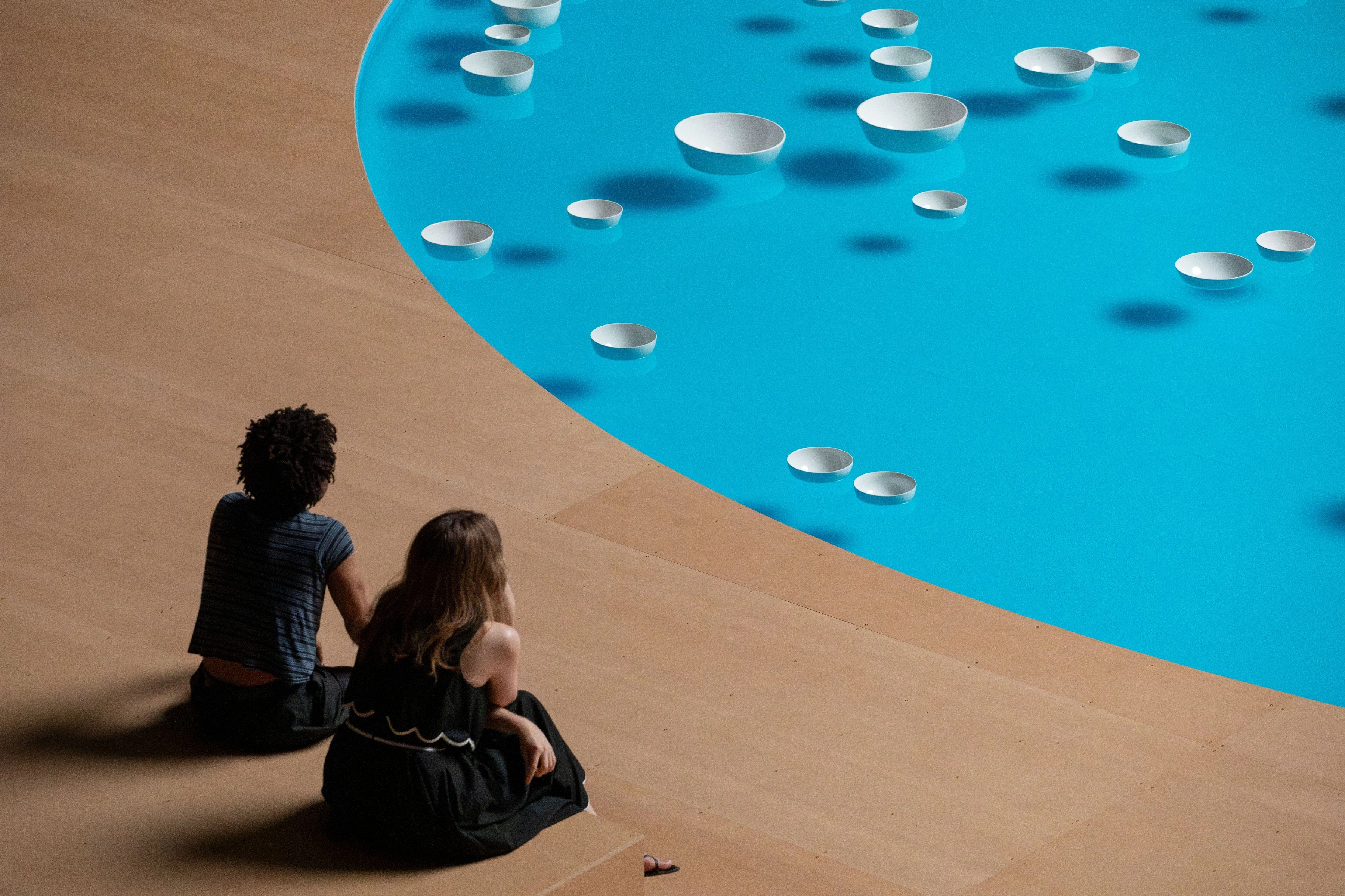 Céleste Boursier-Mougenot's "clinamen" at Park Avenue Armory