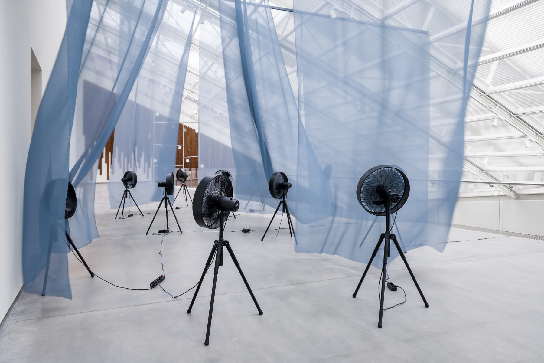 Installation view of Sissel Tolaas', 'RE________’, 2021, at Astrup Fearnley Museet​​​​​​, Oslo. Courtesy: the artist and Astrup Fearnley Museet​​​​​​, Oslo; photograph: Christian-Øen