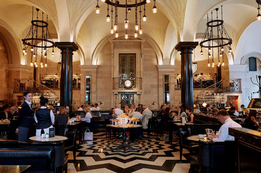 In Central London, these are my classics on the food front: the restaurant at The Wolseley, located in a vintage 1920’s car showroom on Piccadilly. Spend the heart of a British day here – for a nice breakfast and eventually oysters – before hitting the Royal Academy of Arts summer show. The summer show opens in June, and my work will be included this year!