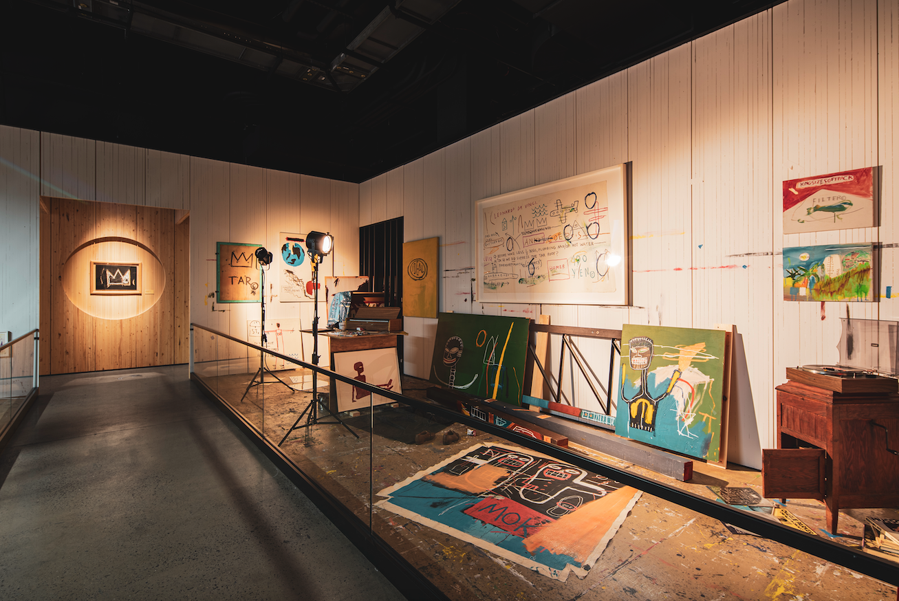 Installation view of Jean-Michel Basquiat: King Pleasure ©. Image by Ivane Katamashvili