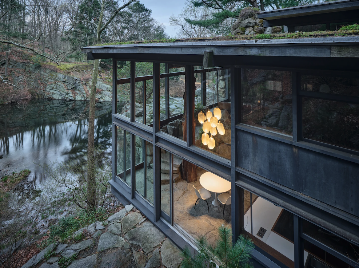 Installation view of 'Formafantasma at Manitoga's Dragon Rock: Designing Nature' at Manitoga / The Russel Wright Design Center. Photo by Michael Biondo.